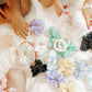 Hair Scrunchie Greer - Eyelet White - Shop LINNY CO