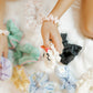 Hair Scrunchie Greer - Eyelet White - Shop LINNY CO