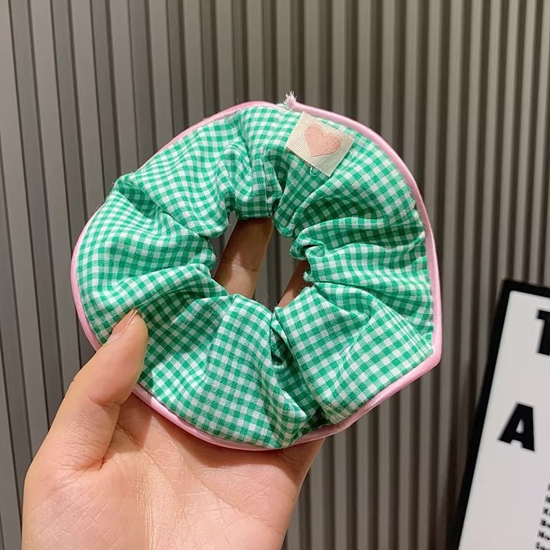 Hair Scrunchie Romie - Green - Shop LINNY CO