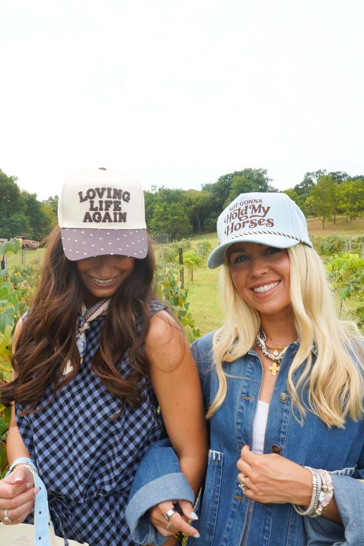 Hold My Horses - Denim Trucker Hat - Shop LINNY CO