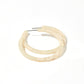 Holly Medium Hoop Earrings - Champagne Sparkle - Shop LINNY CO