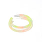 Holly Medium Hoop Earrings - Neon Punch - Shop LINNY CO