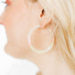 Holly Medium Hoop Earrings - Neon Punch - Shop LINNY CO