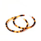 Holly Mega Hoop Earrings - Brown Tortoise - Shop LINNY CO