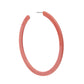 Holly Mega Hoop Earrings - Dusty Pink - Shop LINNY CO