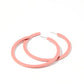 Holly Mega Hoop Earrings - Dusty Pink - Shop LINNY CO