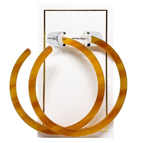 Holly Mega Hoop Earrings - Honey - Shop LINNY CO