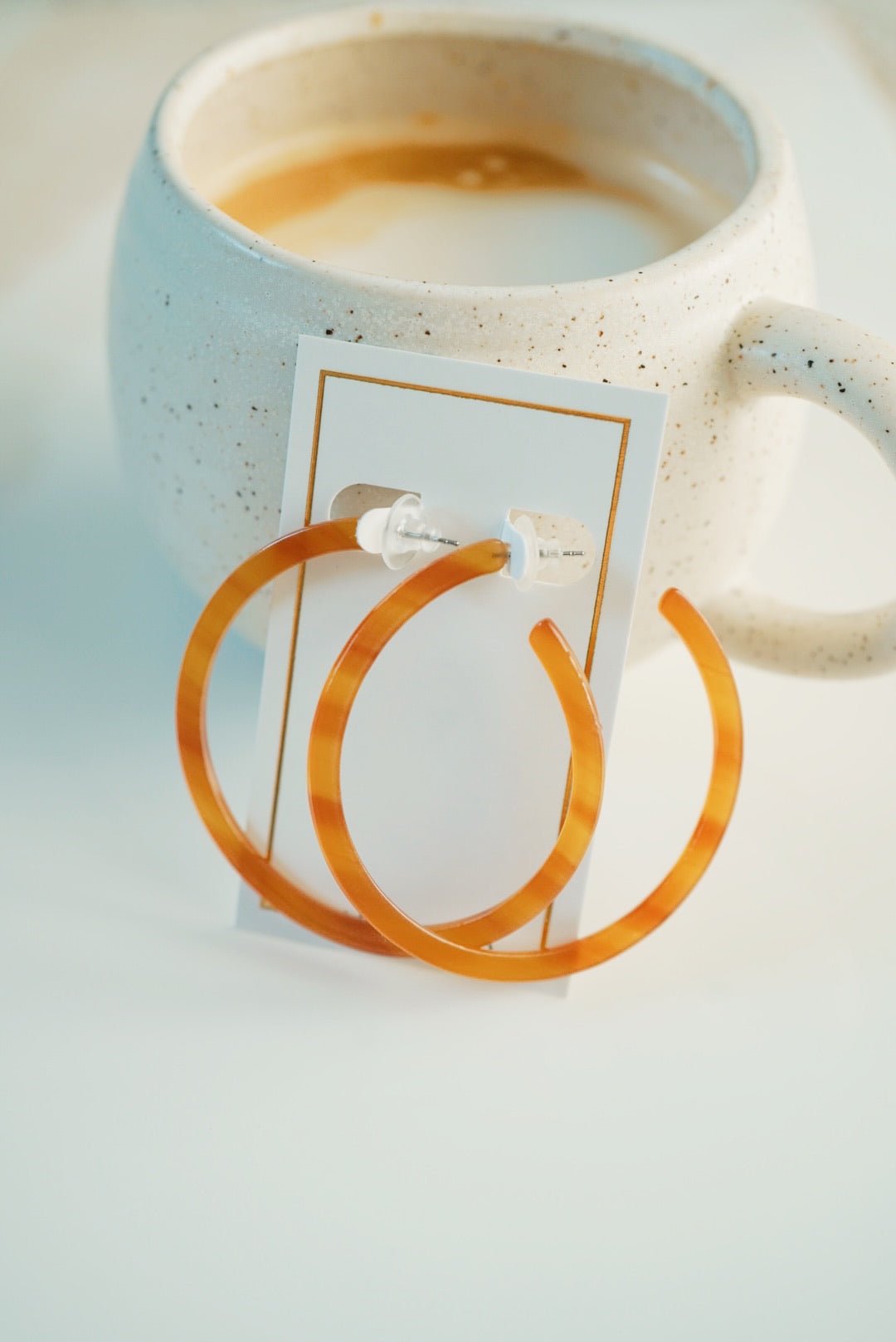 Holly Mega Hoop Earrings - Honey - Shop LINNY CO