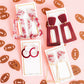 Holly Mini Hoop Earrings - Maroon - Shop LINNY CO