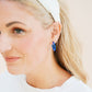 Holly Mini Hoop Earrings - True Blue - Shop LINNY CO