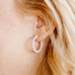Holly Mini Hoop Earrings - Vintage Rose - Shop LINNY CO