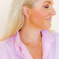 Holly Mini Hoop Earrings - Vintage Rose - Shop LINNY CO