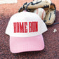 Homerun Baseball - Red Striped Trucker Hat - Shop LINNY CO