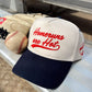 Homeruns are Hot - Navy Vintage Trucker Hat - Shop LINNY CO