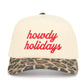 Howdy Holidays Red and Leopard - Vintage Trucker Hat - Shop LINNY CO
