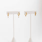 Huggie Charm Earrings - Celine Gold - Shop LINNY CO