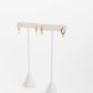 Huggie Charm Earrings - Celine Gold - Shop LINNY CO