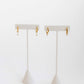 Huggie Charm Earrings - Celine Gold - Shop LINNY CO
