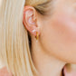 Huggie Charm Earrings - Celine Gold - Shop LINNY CO