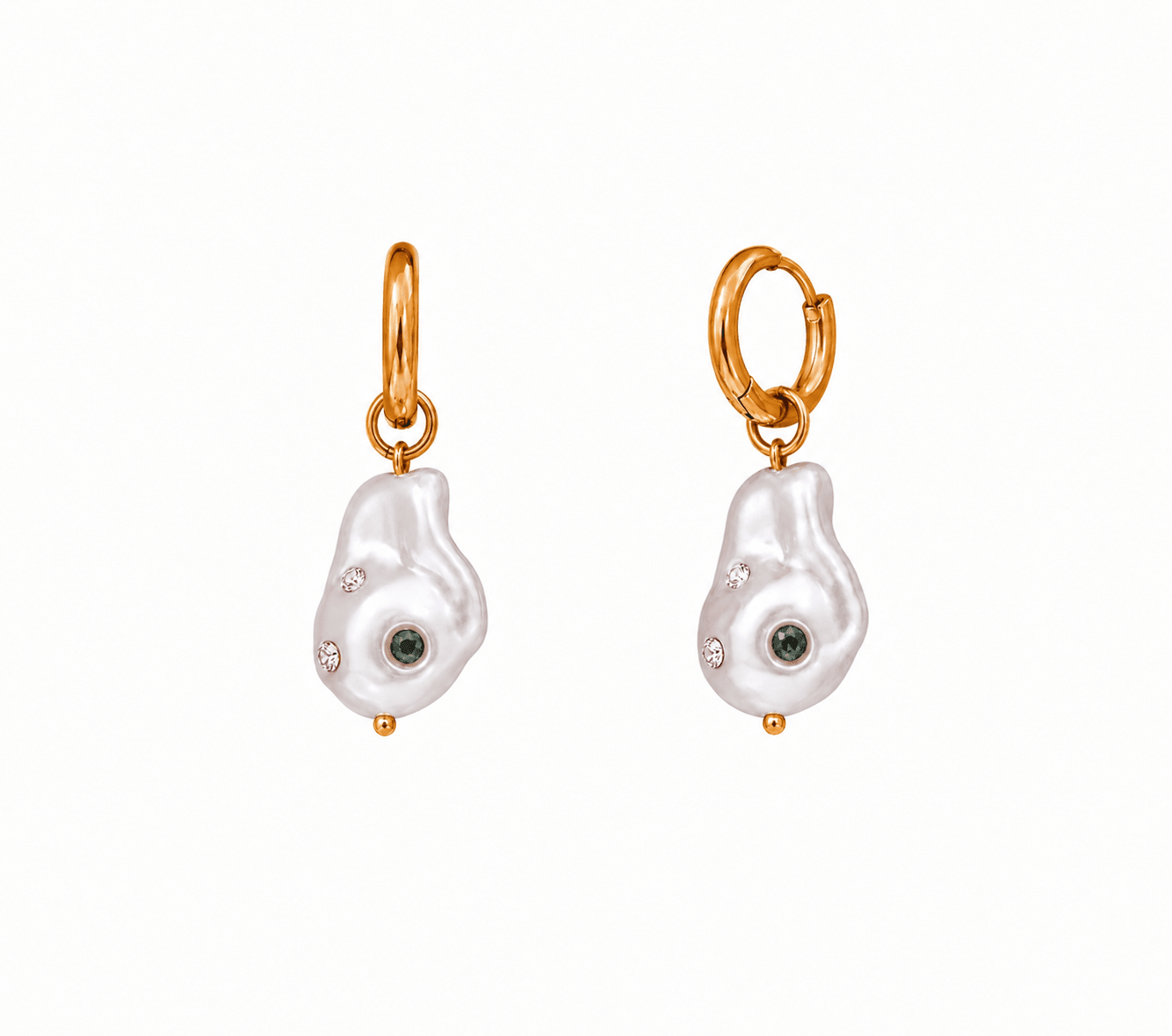 Huggie Charm Earrings - Charlotte - Shop LINNY CO