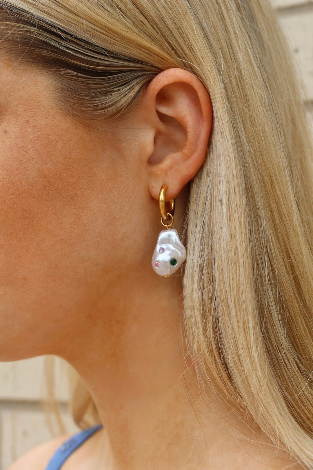 Huggie Charm Earrings - Charlotte - Shop LINNY CO