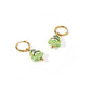 Huggie Charm Earrings - Christmas Tree Green - Shop LINNY CO