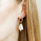 Huggie Charm Earrings - Christmas Tree Polka Dot - Shop LINNY CO