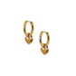 Huggie Charm Earrings - Dakota Heart - Shop LINNY CO