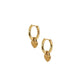 Huggie Charm Earrings - Dakota Heart - Shop LINNY CO