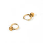 Huggie Charm Earrings - Dakota Heart - Shop LINNY CO
