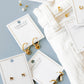 Huggie Charm Earrings - Edith Clear Gold - Shop LINNY CO