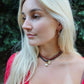 Huggie Charm Earrings - Edith Clear Gold - Shop LINNY CO