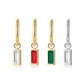 Huggie Charm Earrings - Edith Red Gold - Shop LINNY CO