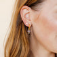 Huggie Charm Earrings - Esther Cross Multi - Shop LINNY CO