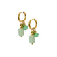 Huggie Charm Earrings - Evergreen - Shop LINNY CO