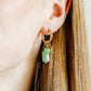 Huggie Charm Earrings - Evergreen - Shop LINNY CO
