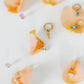 Huggie Charm Earrings - Lock and Key Gold - Shop LINNY CO