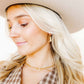 Huggie Charm Earrings - Luca Boot Gold - Shop LINNY CO