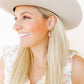 Huggie Charm Earrings - Luca Boot Gold - Shop LINNY CO