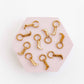 Huggie Charm Earrings - Luca Boot Gold - Shop LINNY CO