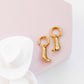 Huggie Charm Earrings - Luca Boot Gold - Shop LINNY CO