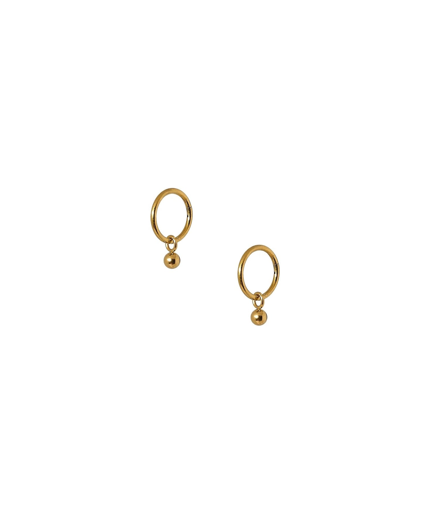 Huggie Charm Earrings - Nola 8mm - Shop LINNY CO