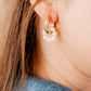Huggie Charm Earrings - Piper Pearl - Shop LINNY CO