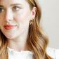 Huggie Charm Earrings - Sadie Bow Gold - Shop LINNY CO