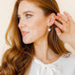 Huggie Charm Earrings - Willa Heart Gold - Shop LINNY CO