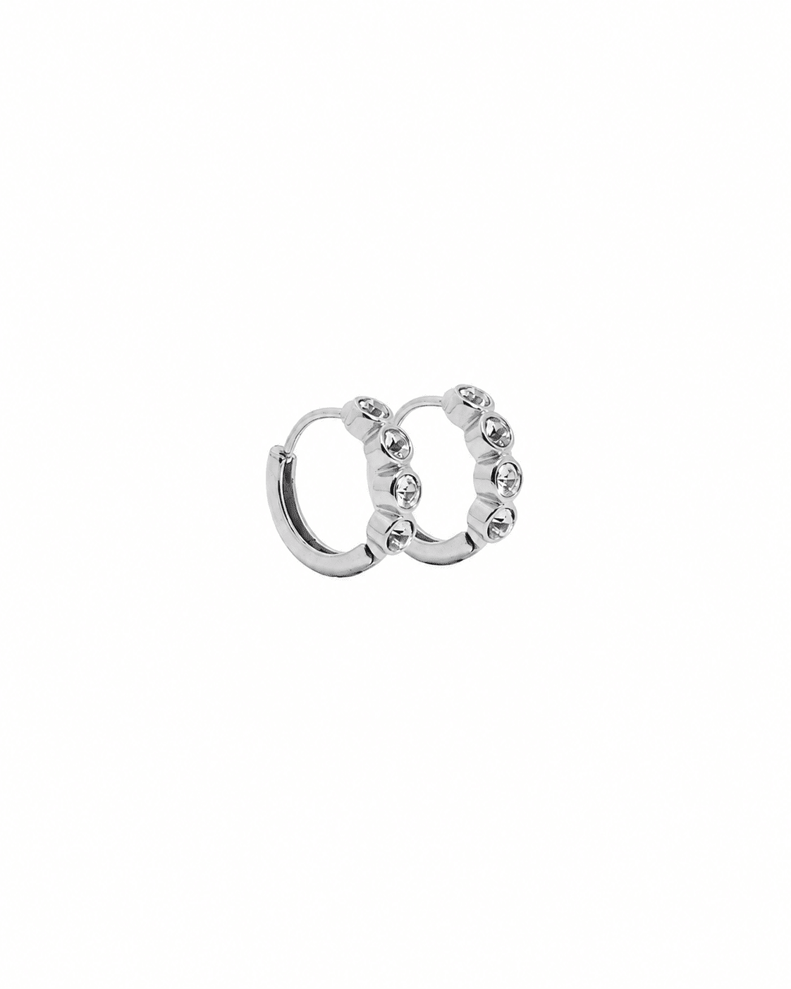 Huggie Earrings - Colette Silver - Shop LINNY CO