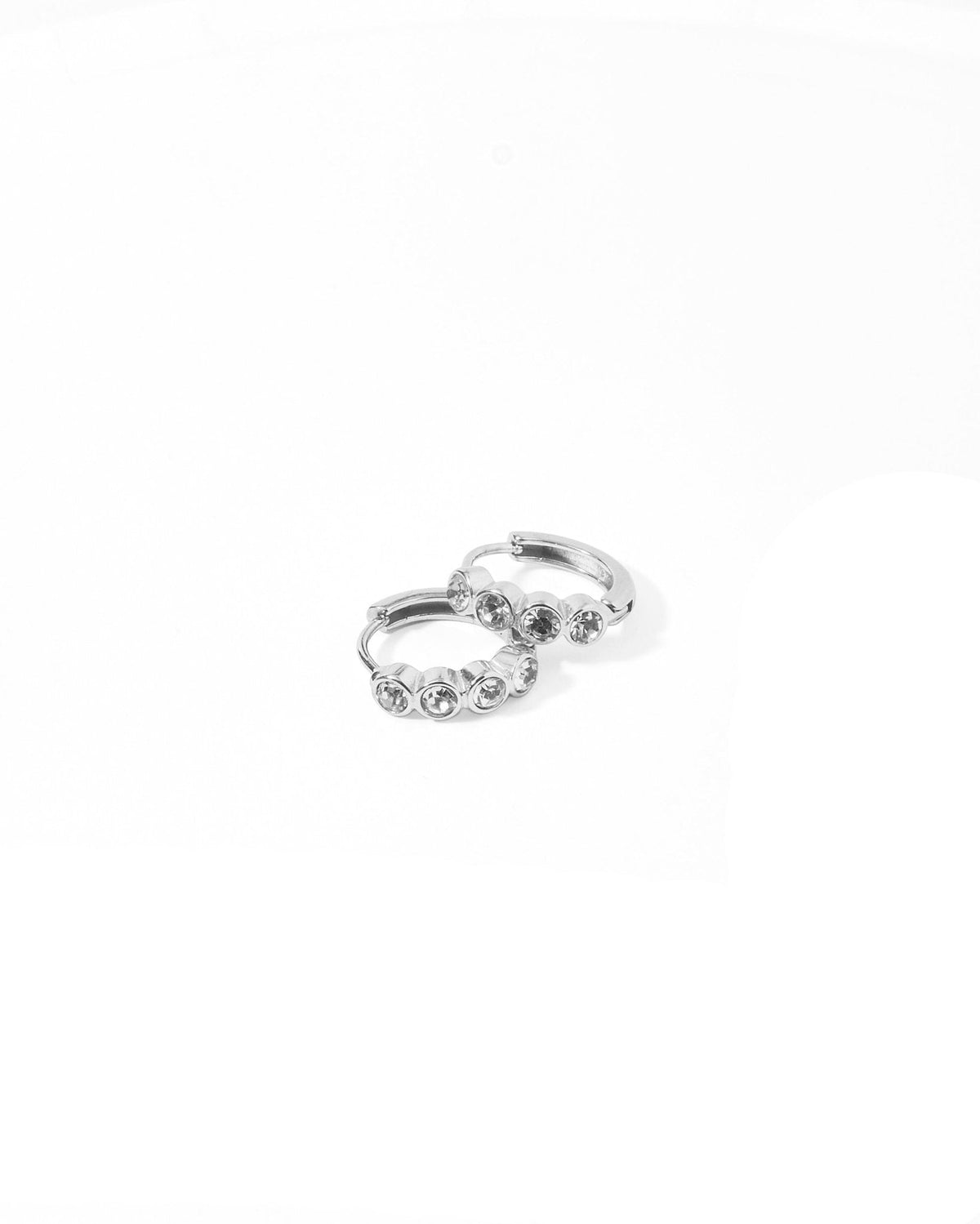 Huggie Earrings - Colette Silver - LINNY CO WholesaleStuds
