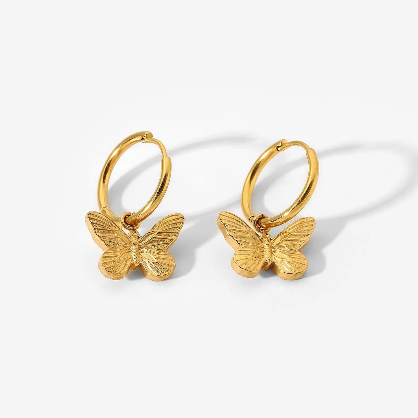 Huggie Earrings - Faye Butterfly - Shop LINNY CO