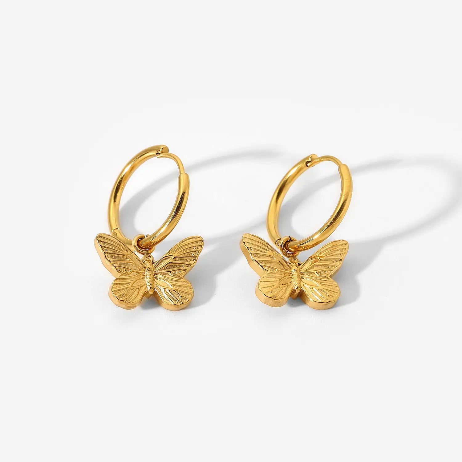Huggie Earrings - Faye Butterfly - Shop LINNY CO