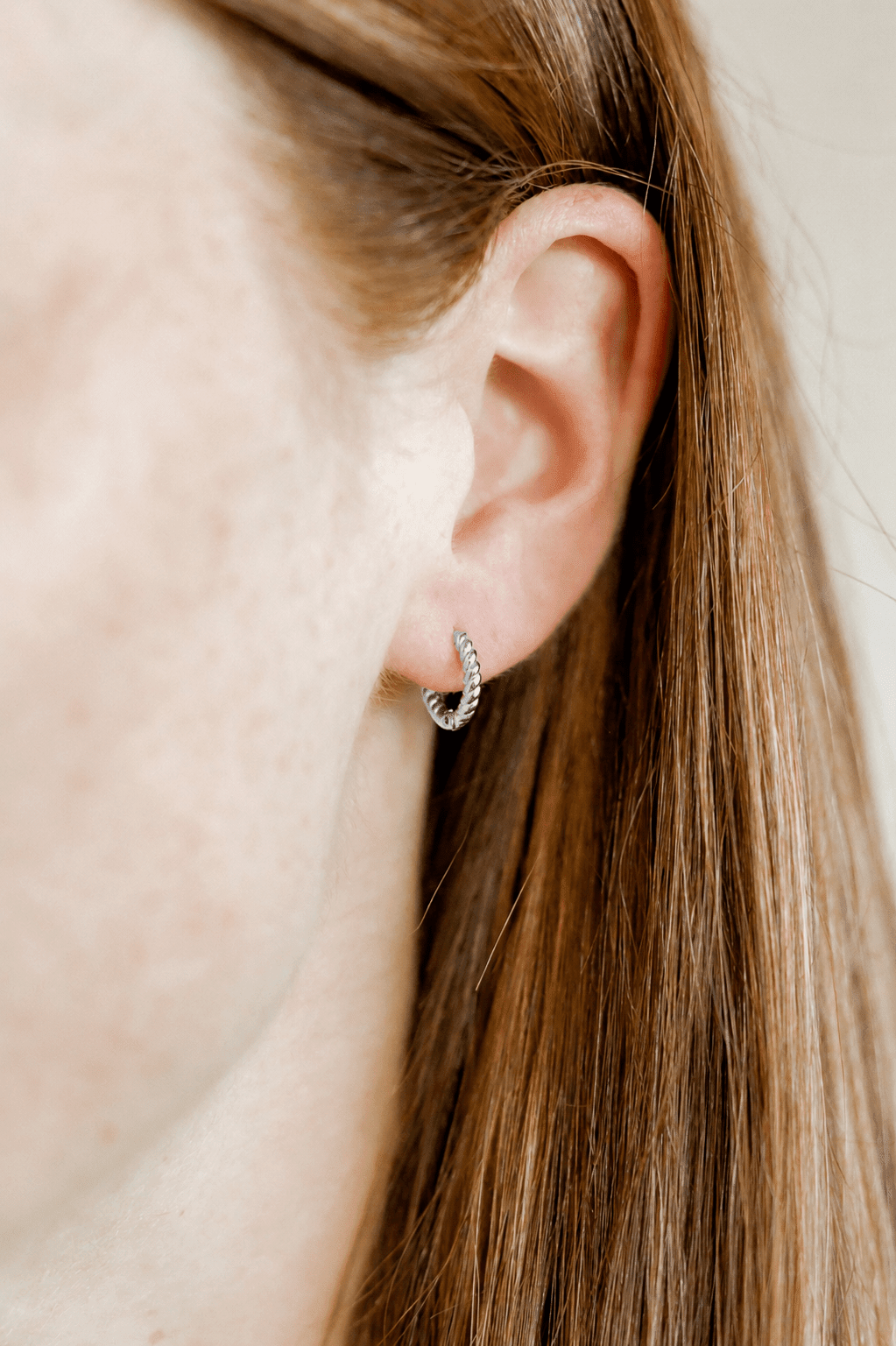 Huggie Earrings - Madeline Silver - Shop LINNY CO